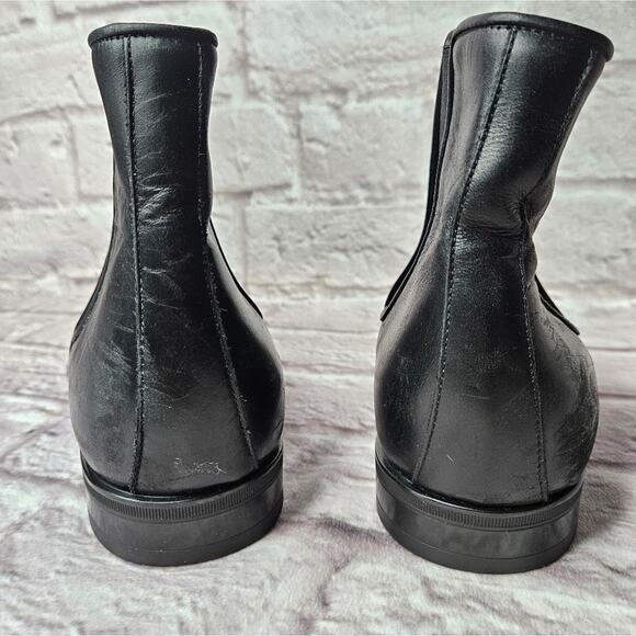 Aquatalia Men\'s Black Italian Chelsea Boots Size 11.5 main image 5